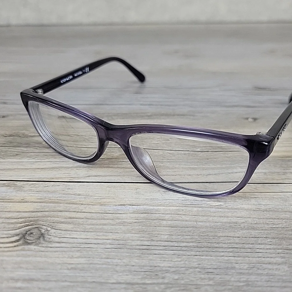Coach Eyeglasses HC 6158U 5616 Transparent Purple 52 []‎ 16 140